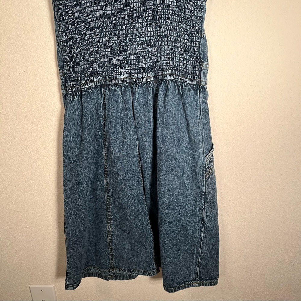 Japna Blue Denim Dress Stretch Back - Picture 9 of 11